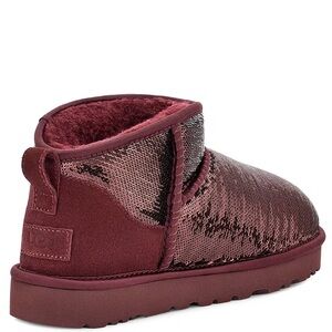 UGG Classic Ultra Mini Mirror Ball Sequin Cold Weather Booties